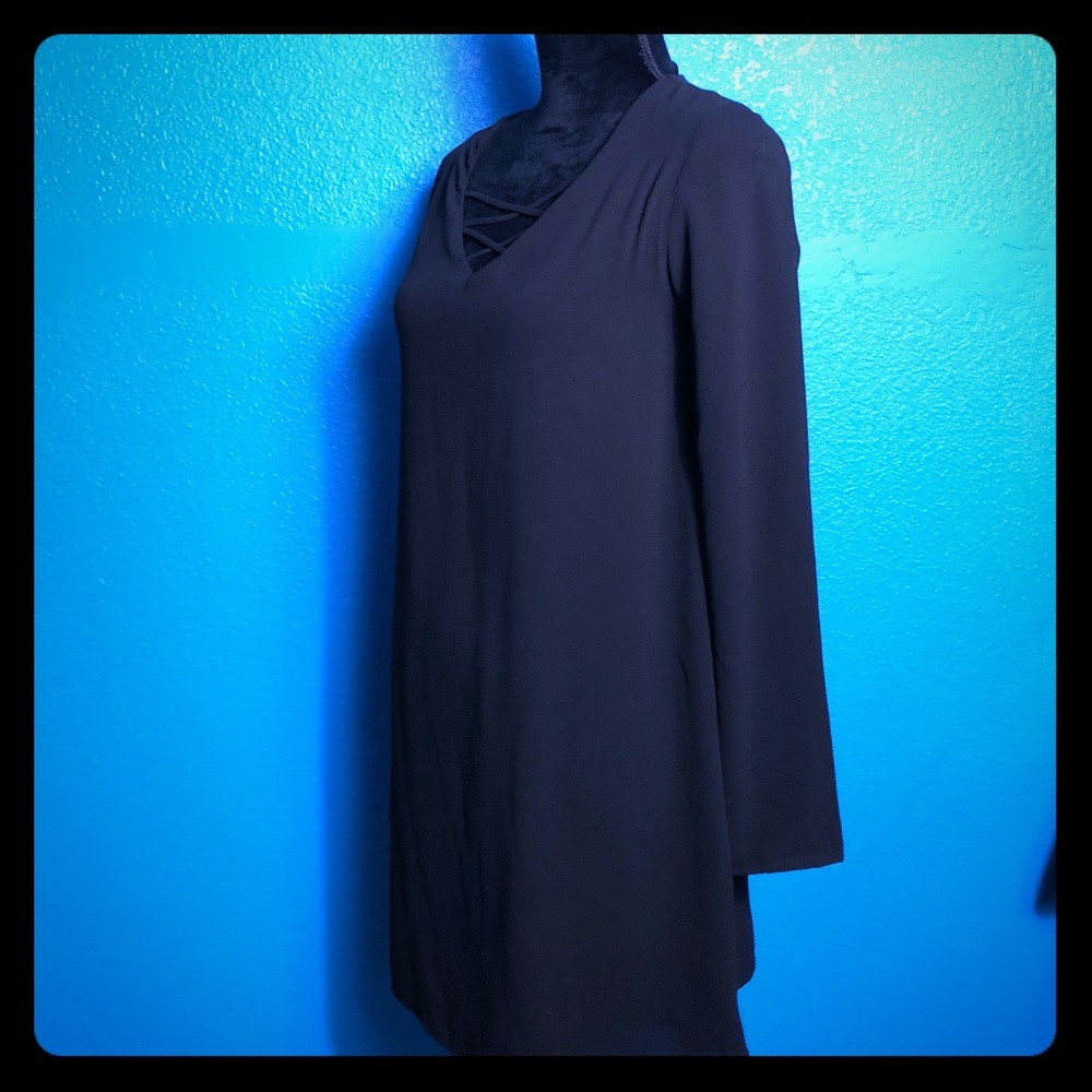 Black long sleeve dress